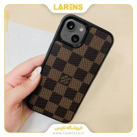 کاور Louis  Vuitton مدل Damier ایفون 13 رنگ قهوه ای