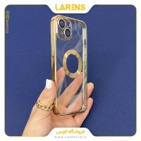 کاور برند  Berlia سری Glitter مدل iPhone 13 رنگ Gold