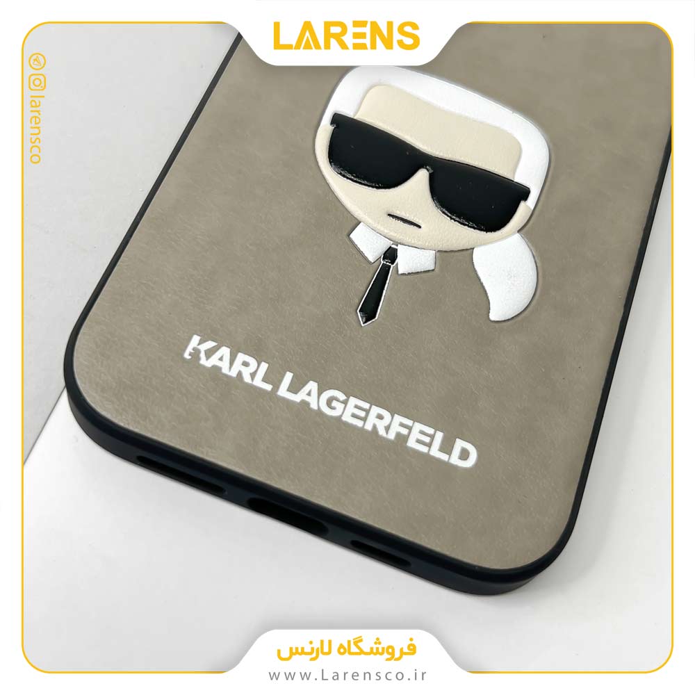 كاور Karl Lagerfeld اورجينال سری Karl ايفون 13 - Khaki