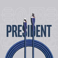 کابل برند Larens سری President مدل USB-C to Lightning طول 1 متر - 15 ماه گارانتی شرکت همراه تضمین