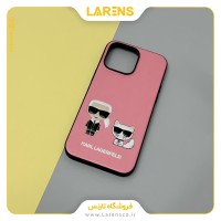 کاور Karl Lagerfeld اورجینال سری Karl & Cat ایفون 14 پرو مکس - Pink