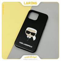 کاور Karl Lagerfeld ااورجینال سری Karl ایفون 14 پرو مکس - Black