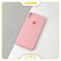 سیلیکون ایفون ایکس  کد 6 - رنگ Light Pink